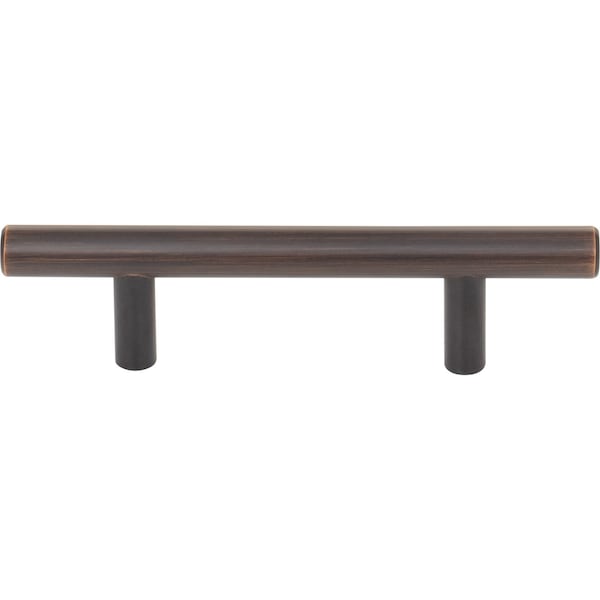3 Center-to-Center Dark Brushed Bronze Naples Cabinet Bar Pull